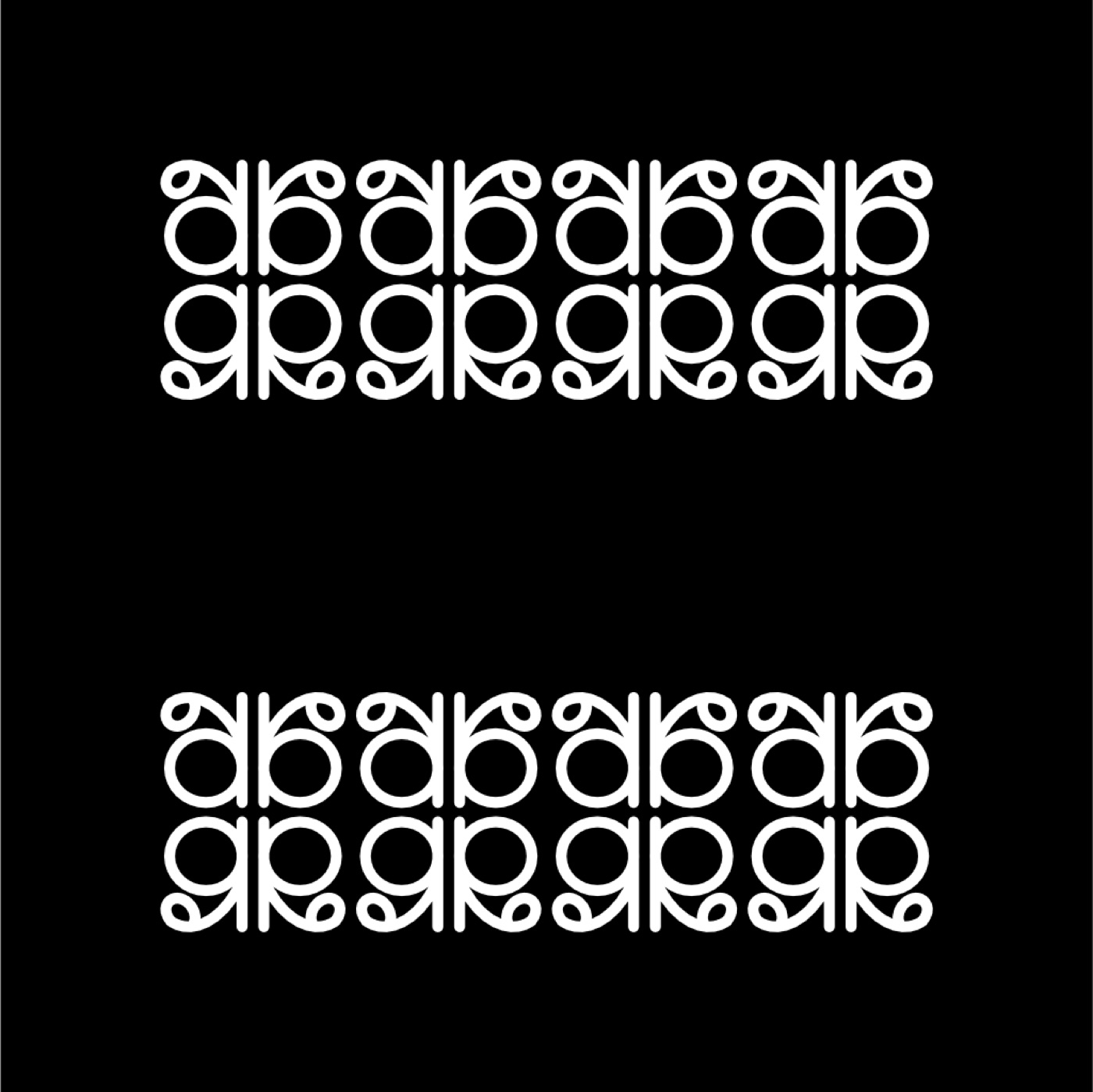 Arch Veda mark repeated into a pattern