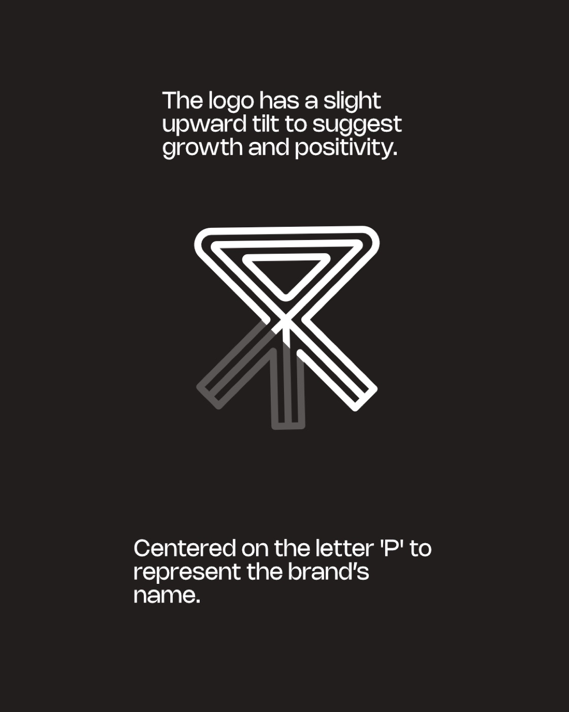 Pacework Crew mark on dark ground, with a note that it centres on the letter P